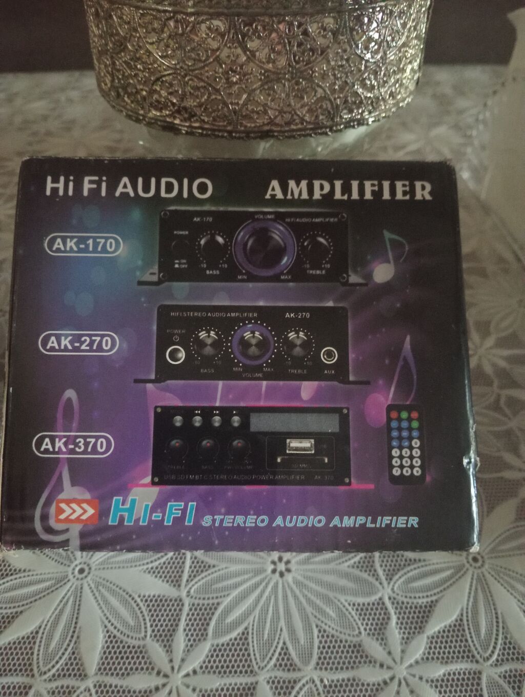 Hi-Fi Stereo Audio Gücləndirici — Model AK-270 Xüsusiyyətlər: - Hi-Fi