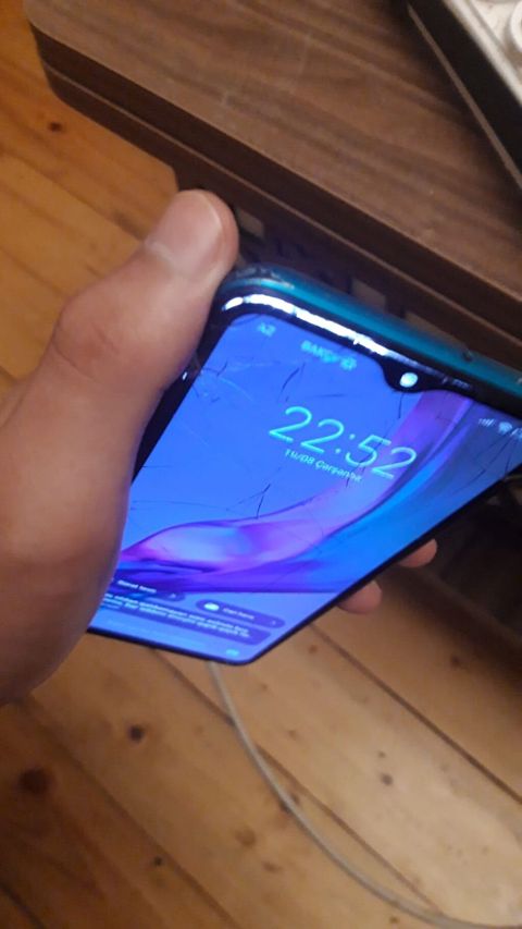 Redmi 9, 64 GB, rəng - Mavi, Qırıq