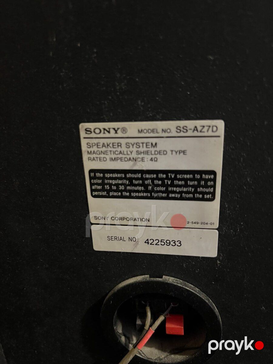 Sony SS-AZ7D musiqi mərkəzi və akustik sistem — Elektronika, Bakı (3)