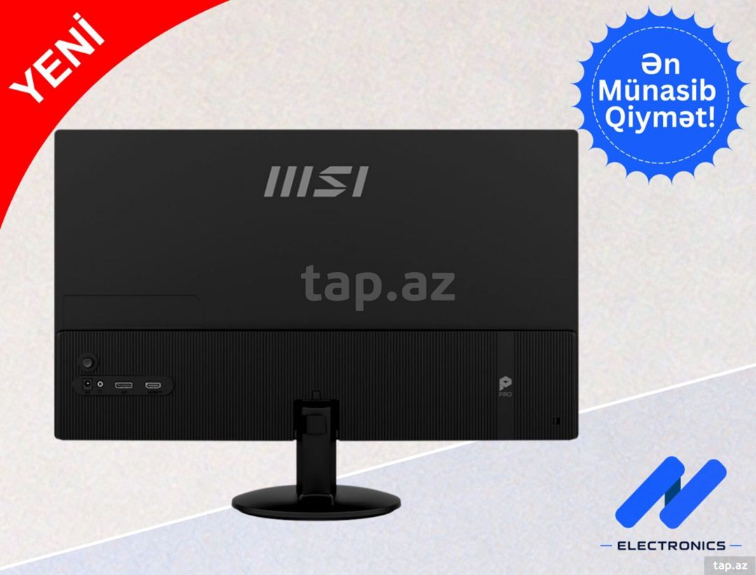 Monitor "MSI Pro MP242L 100HZ FHD 23.8" — Elektronika, Bakı (4)