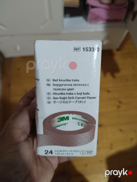 3M Micropore cərrahi lent – dəri rəngli burun banti. • Marka/model