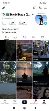 Xidmət: TikTok profili – mövzu: hərbi/vətənpərvərlik, motivasiya və — Xidmətlər
