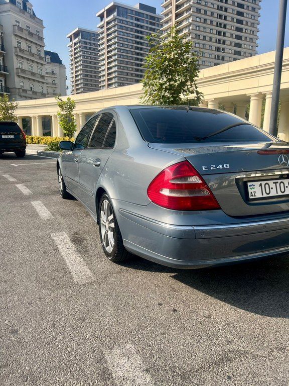 Mercedes E 240, 2.6 L, 2005 il, 313 456 km — Avtomobillər, Bakı (7)