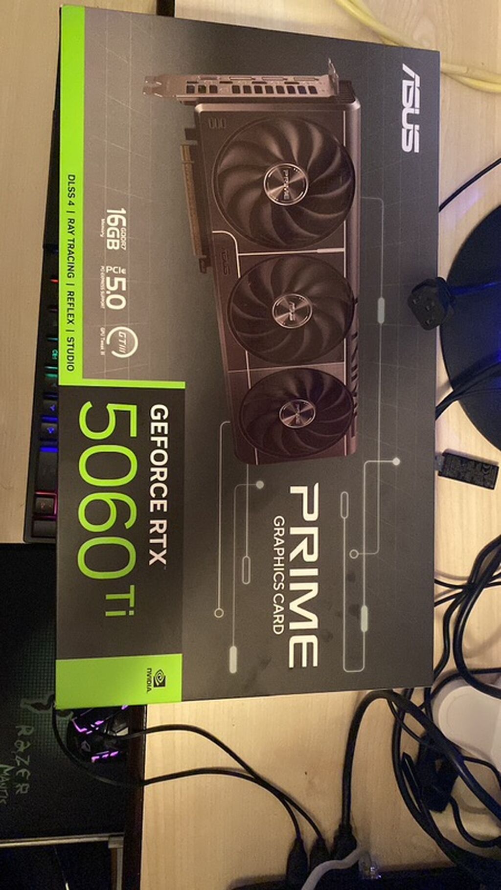 Asus GeForce RTX 5060 Ti PRIME qrafik kartı
