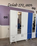 Yeni ve Sifarişle 3 Qapili dolab 170 azn Material Laminat💫 Ölcü — Мебель