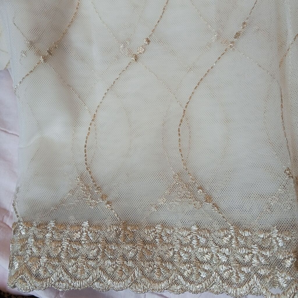 Yeni, Tül, rəng - Qızılı, Pulsuz çatdırılma — Mallar, Xırdalan (6)