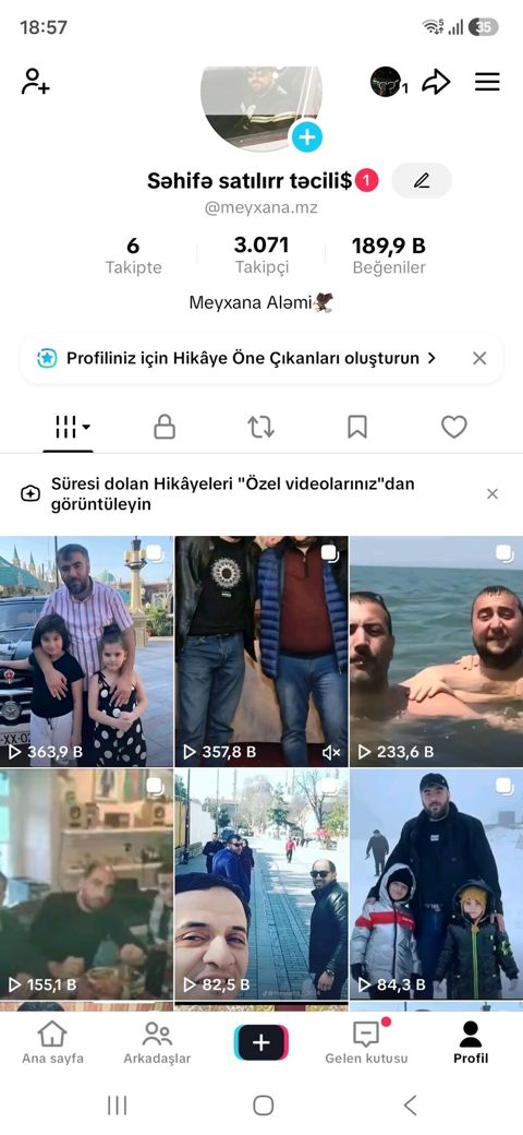 Satılır: TikTok səhifəsi “Meyxana Aləmi” Hesaba böyük endirim ilə — Kitab satışı