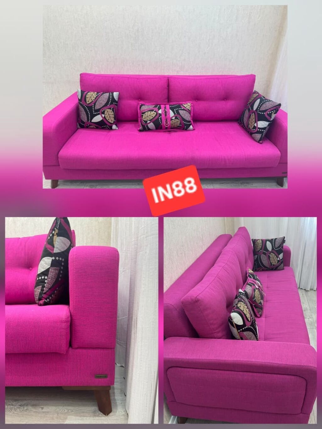 Divan satilir 320 manata.Ölcüsü 2,20/0,90 sm-dir.Derinliyi 1