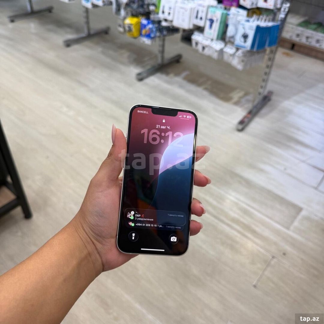 Apple iPhone 13 Starlight 128GB/4GB — Telefonlar və qadjetlər, Bakı (4)
