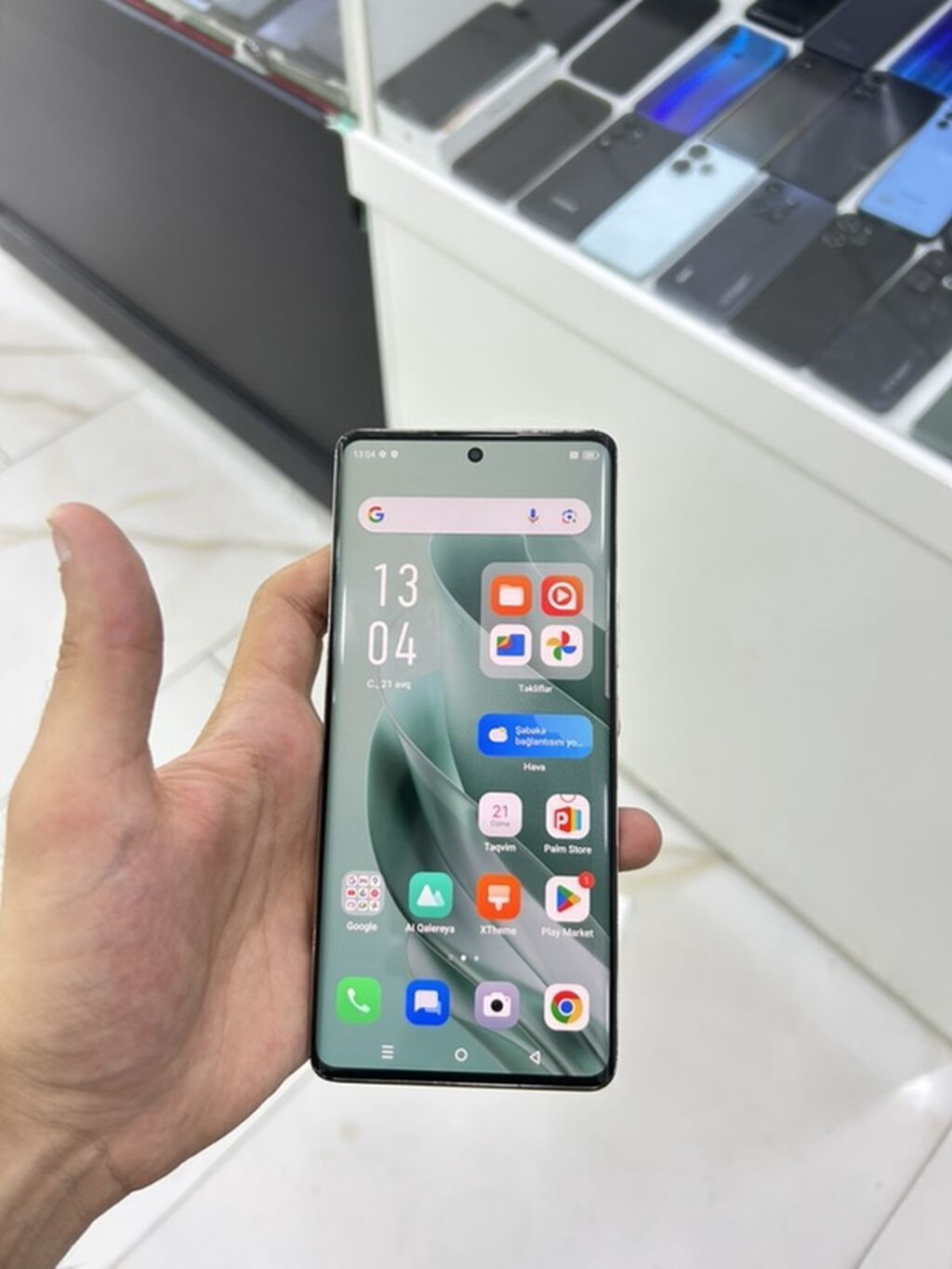 Infinix Zero 30, 256 GB, rəng - Göy, Simsiz şarj, Face ID — Infinix, Gəncə (8)