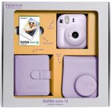 FUJIFILM Instax mini 12 – Lila rəngdə instant kamera dəsti Dəstın — Elektronika