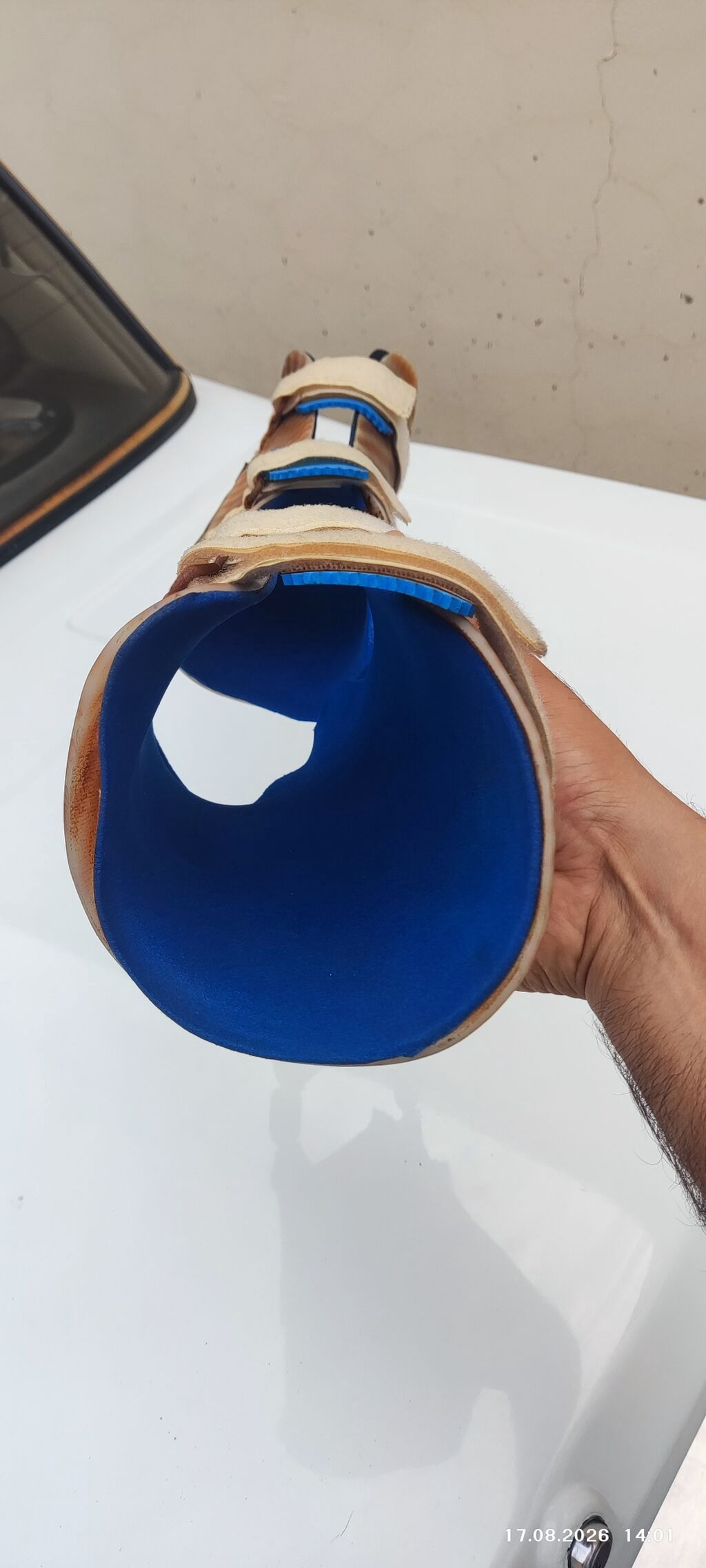 Diz-həmərtəbəli ortopedik ayaq ortezi (KAFO tipli) - Material — Mallar, Gəncə (4)