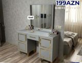 Vizaj/drezvan masası və güzgü dəsti - Ölçülər: D 40 × H 170 × U 120 — Mebel