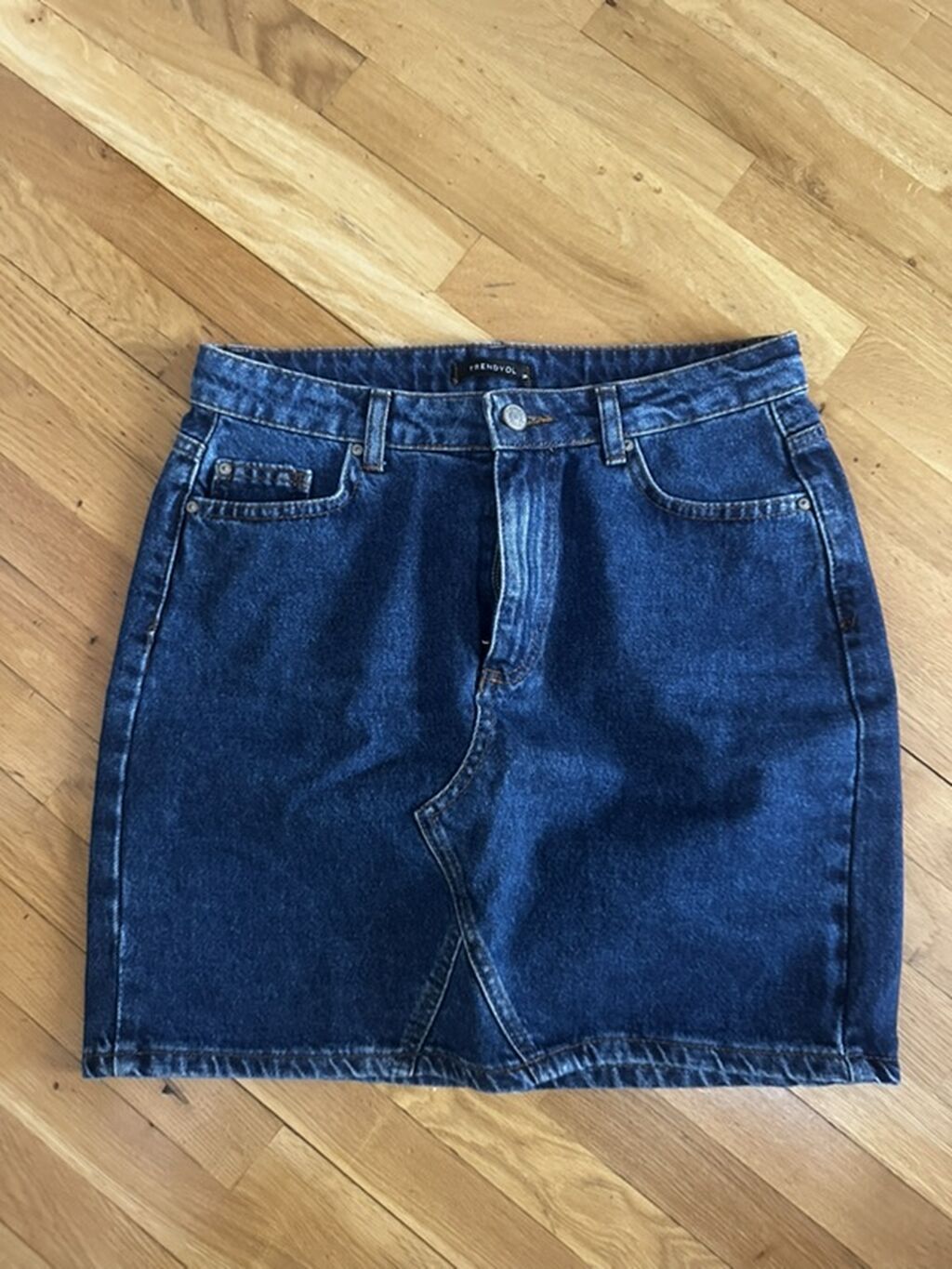 Brend: Trendyol Model: Cins ətək - Material: 100% denim (cins parça) — Ətəklər, Bakı