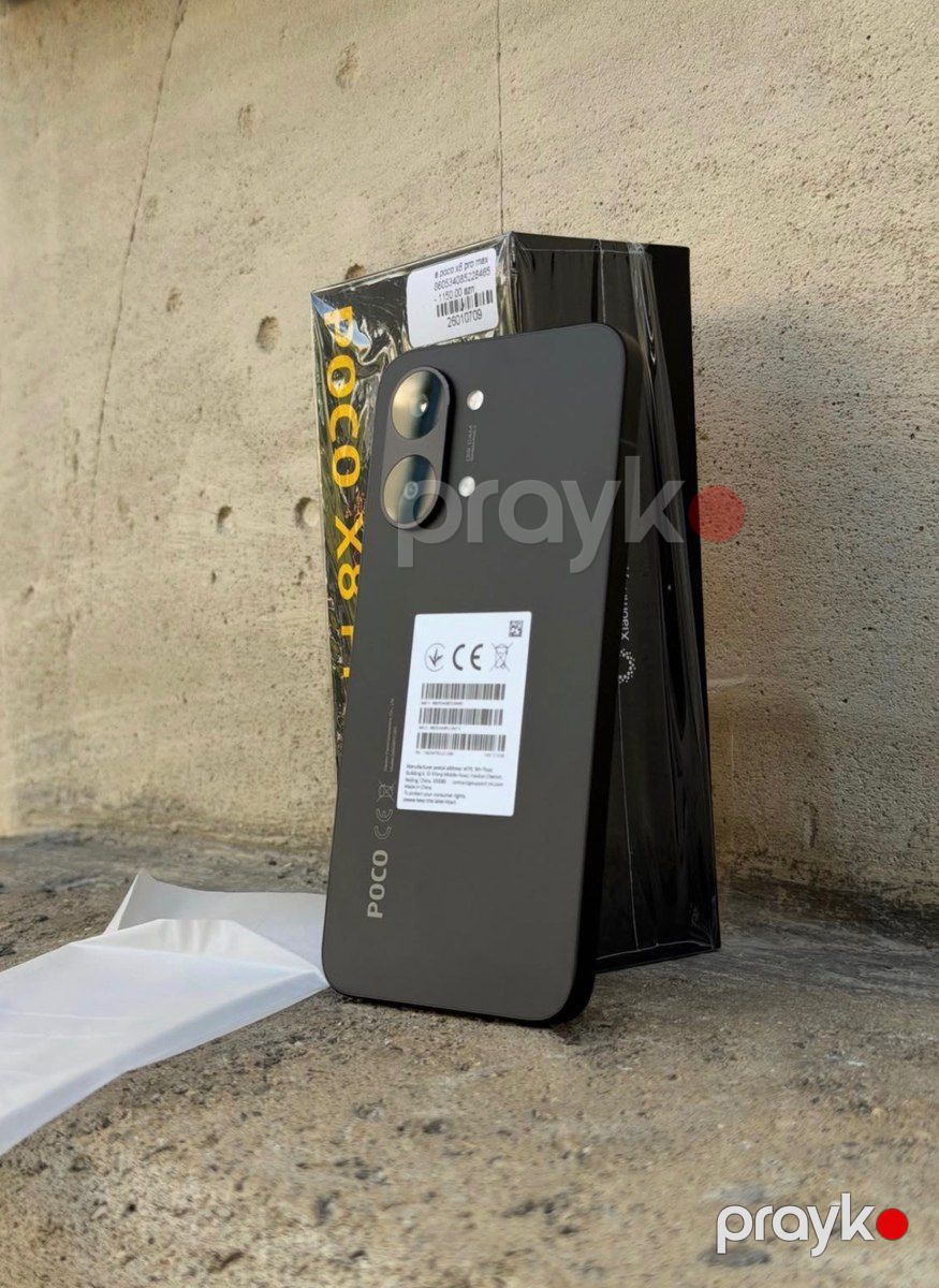 Xiaomi Poco X8 Pro Max Black 512GB/12GB — Smartfonlar, Bakı (2)