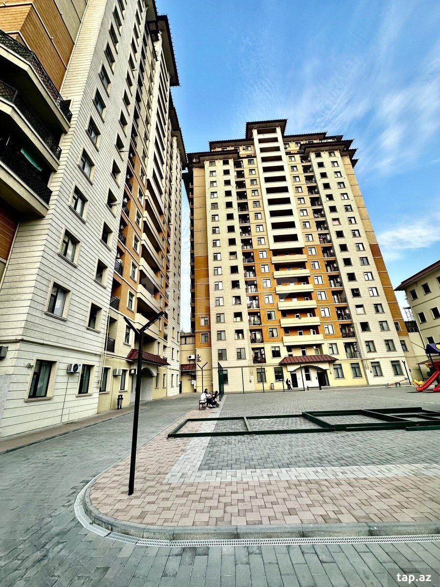 3-otaqlı yeni tikili, Qara Qarayev m., 116 m² — Daşınmaz əmlak, Bakı (2)