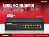 4-Portlu Gigabit PoE Switch "Acorid CGS1106P" — Eurosec — Сетевое и серверное оборудование