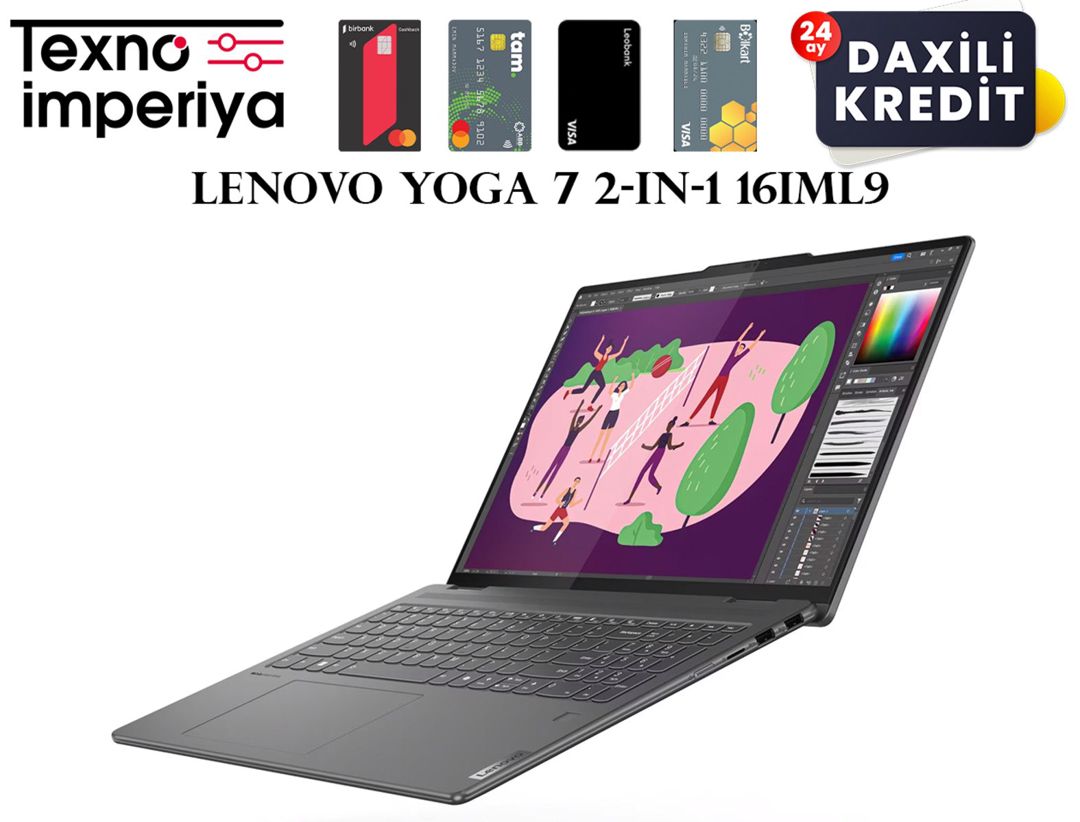 Lenovo Yoga 7 2-in-1 16IML9 83DL0002US — Elektronika, Bakı (9)