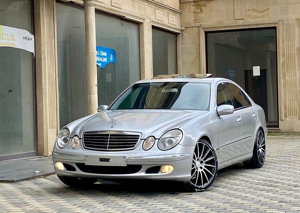 Mercedes E 270, 2.7 L, 2002 il, 313 000 km — Avtomobillər, Bakı (6)