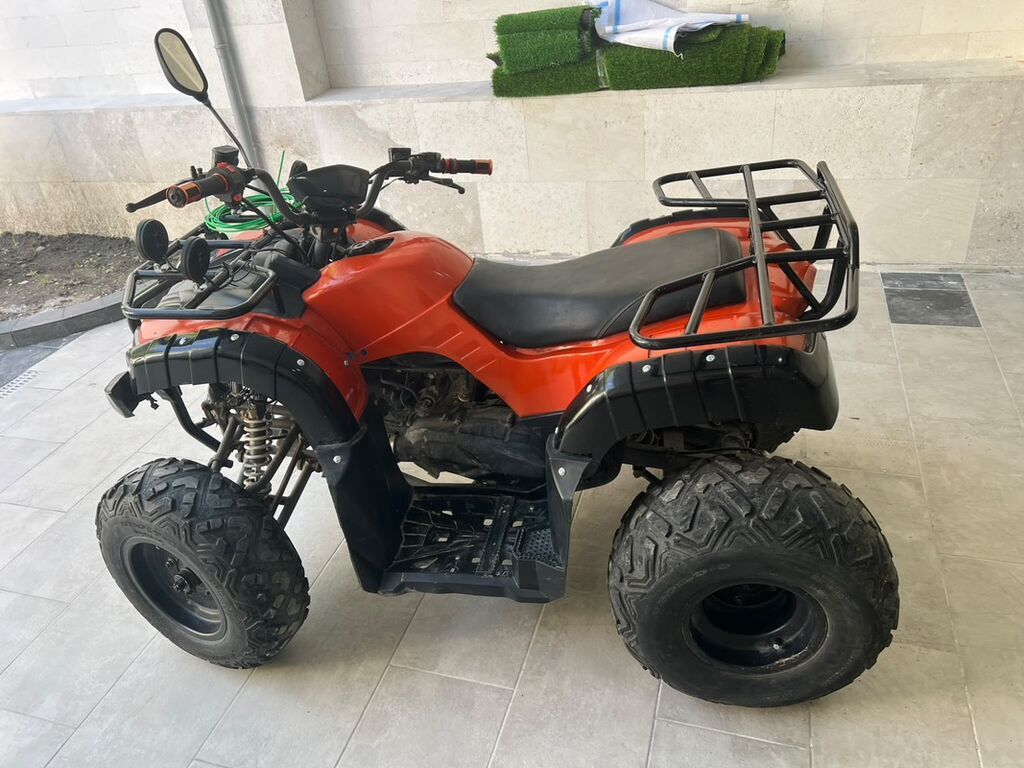 ATV kros kvadrosikl - Rəng: narıncı-qara - Sərt ofroud üçün iri — Avto, Qax (7)