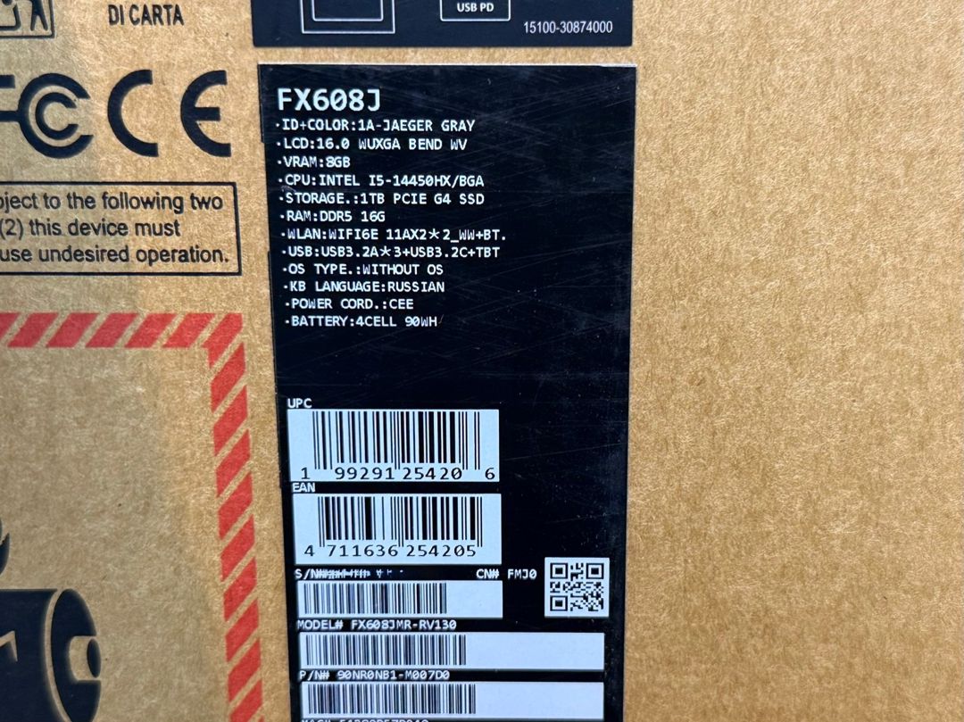 Asus Tuf F16 FX608JMR-RV130 | 90NR0NB1-M007D0 — Elektronika, Bakı (3)