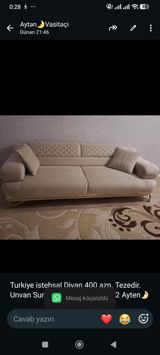Turkiye istehsal Divan 400 azn. Tezedir. Unvan Sumqayıt Beyaz rez — Mebel
