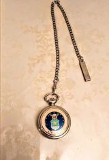 ABŞ Hərbi Hava Qüvvələri (United States Air Force) loqolu cib saatı - — author