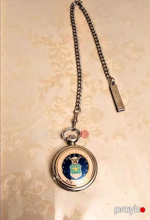 ABŞ Hərbi Hava Qüvvələri (United States Air Force) loqolu cib saatı - — Bakı