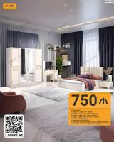 Yataq Dəsti – La Mini (Kod: 5940) Komplektə daxildir: - Çarpayı: 1 — Mebel
