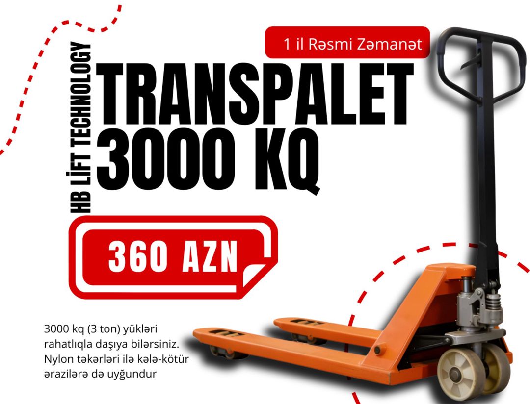 Transpalet HP-3000 — Mallar, Bakı