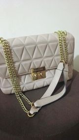 Michael Kors çiyin çantası, quilted, işlənmiş — Женские сумки