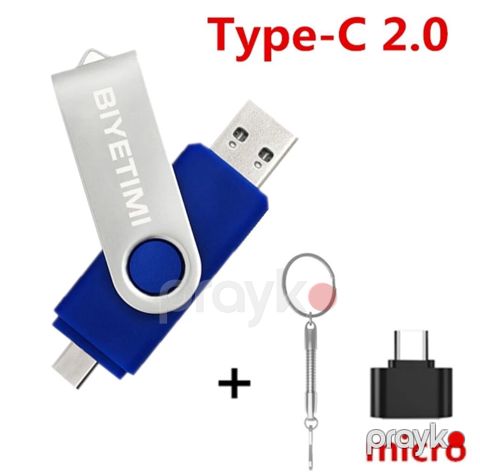 Flash card otg 128 GB TupeC + USB