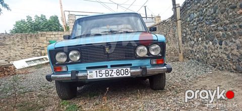 VAZ 2106, mavi rəng, klassik sedan