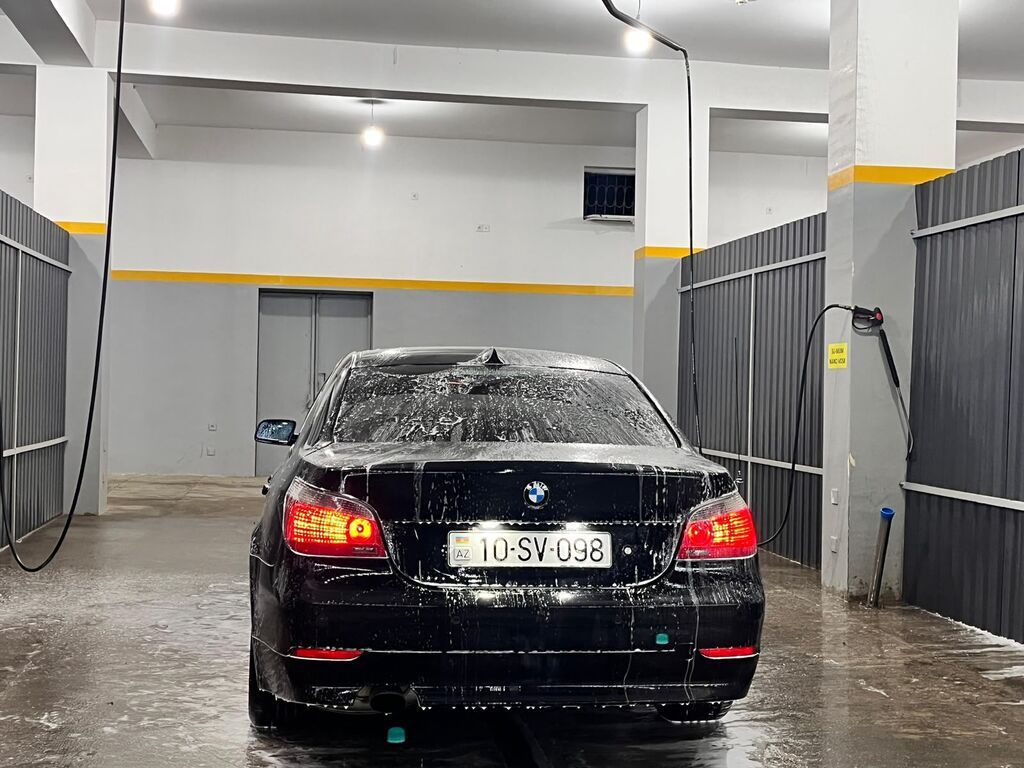 BMW 5 Series (E60) sedan – qara rəng, arxa ötürücülü. - Kuzov: sedan — Avto, Lənkəran