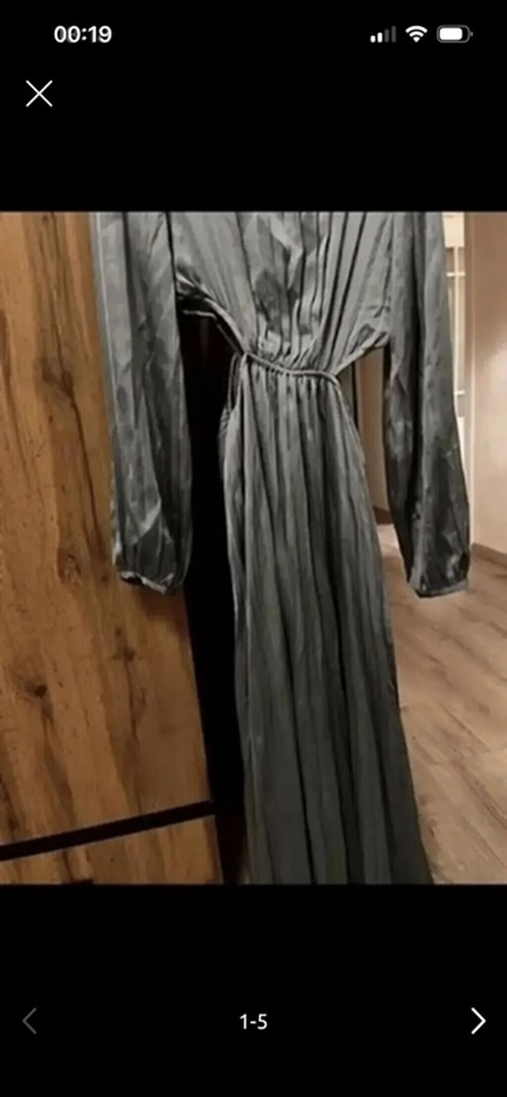MNG markalı qadın paltarı - Model: Uzun, plisəli maxi don - Rəng — Şəxsi əşyalar, Bakı (4)