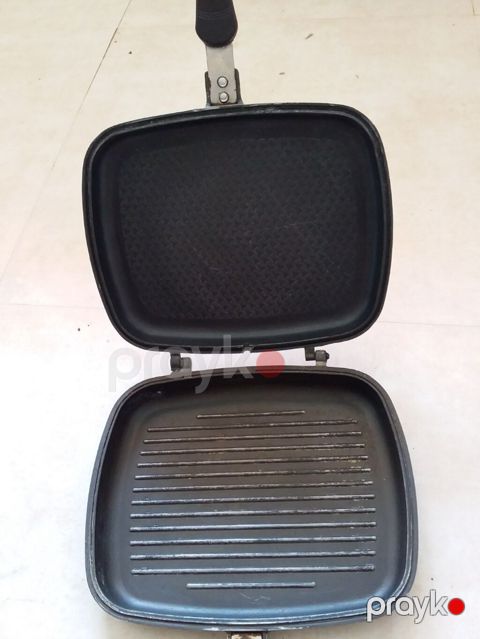 İki tərəfli qril tava "Enjoy Cooking", 28 sm, qara