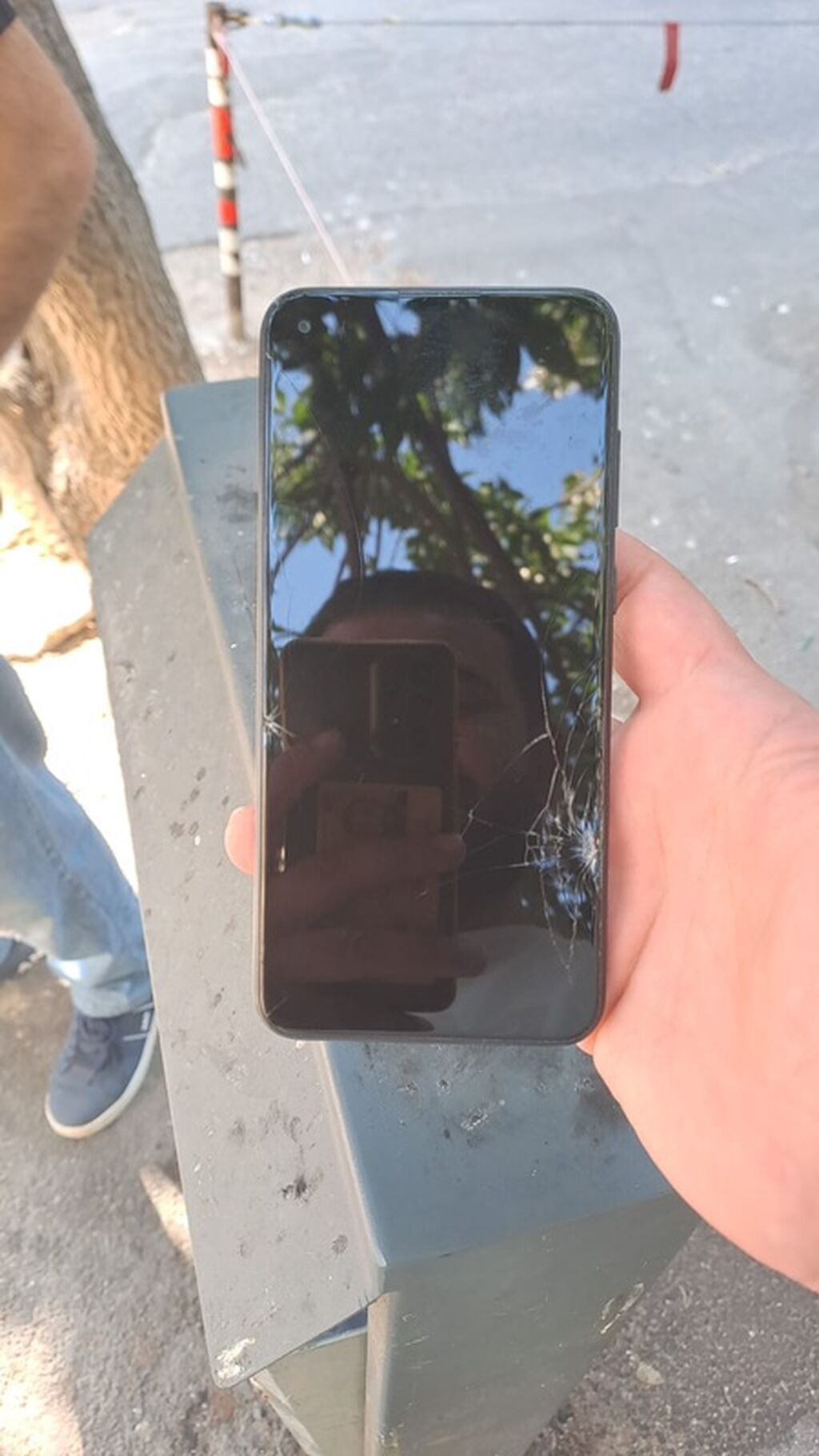 Samsung Galaxy A20s, 32 GB, rəng - Qara, Qırıq — Samsung, Bakı (2)