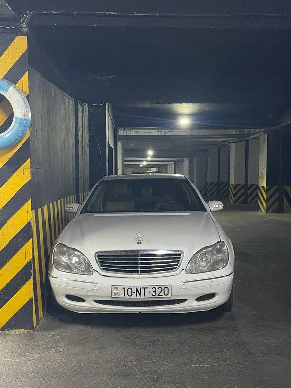 Mercedes S 320, 3.2 L, 2000 il, 298 555 km — Avtomobillər, Bakı (11)