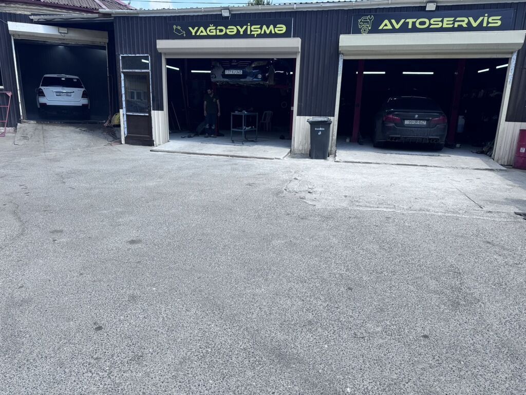 Xidmət: Avtoservis və yağ dəyişim mərkəzi boksun biri 600 man icaraya