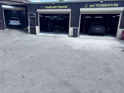 Xidmət: Avtoservis və yağ dəyişim mərkəzi boksun biri 600 man icaraya