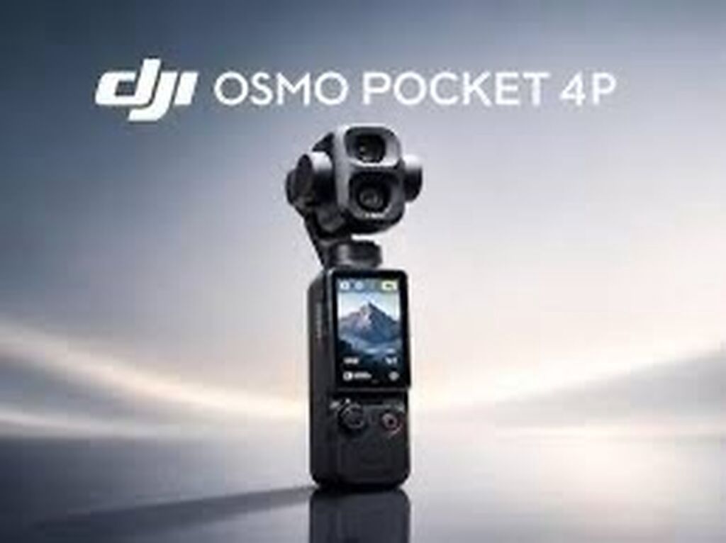 DJI Osmo Pocket 4P – cibdə daşına bilən, 3 oxlu stabilizatorlu peşəkar
