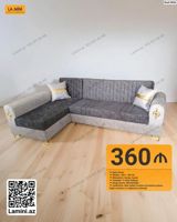 Künc divan – Kod: 6966 - Ölçülər: 260 x 160 sm - Mexanizm: açılan — Furniture