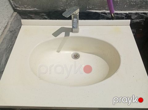 Akril lavabo və qarışdırıcı kran dəsti hamam otağı üçün