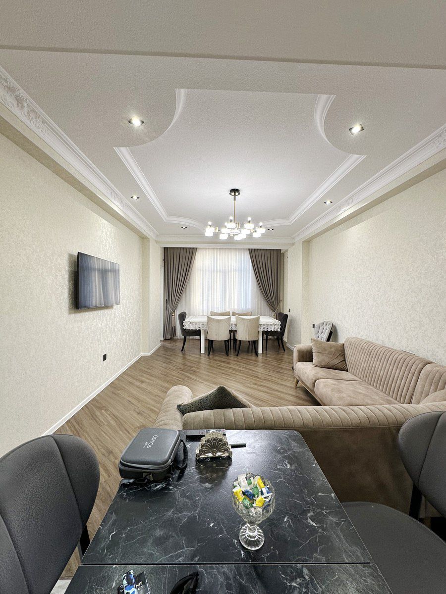 3-otaqlı yeni tikili, N.Tusi küç., 105 m² — Daşınmaz əmlak, Bakı (3)