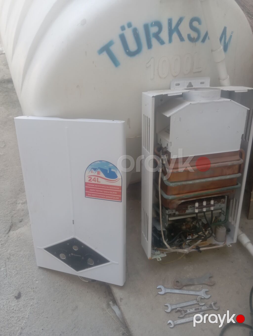 Qazla işləyən divar tipli su qızdırıcısı – 24L - Tutumu: 24 litr/dəq — Xidmətlər, Digah (2)