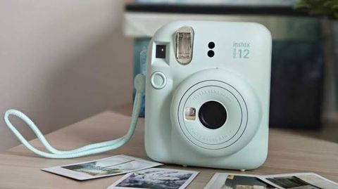 Fujifilm Instax mini 12 instant fotoaparat - Rəng: açıq mavi (pastel