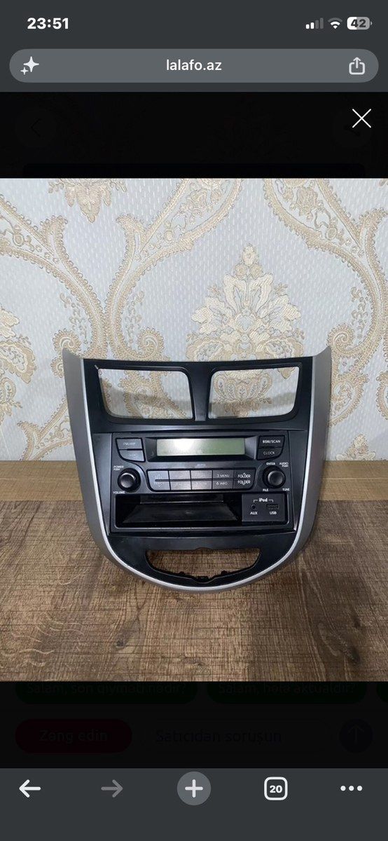 "Hyundai Accent" maqnitolası — Ehtiyat hissələri və aksesuarlar, Bakı