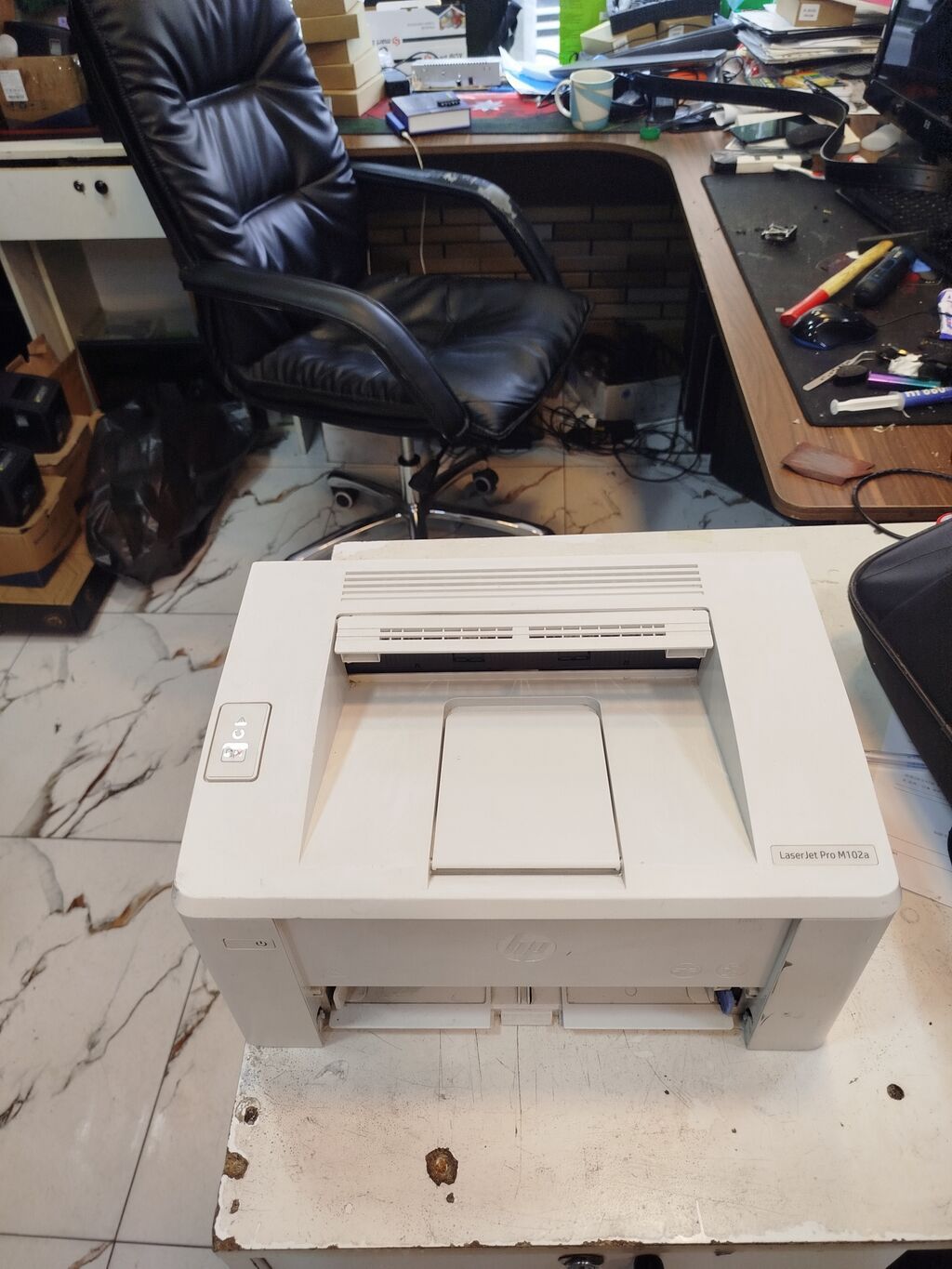 HP LaserJet Pro M102a monoxrom lazer printer - Növ: Qara-ağ lazer — Elektronika, Bakı (2)