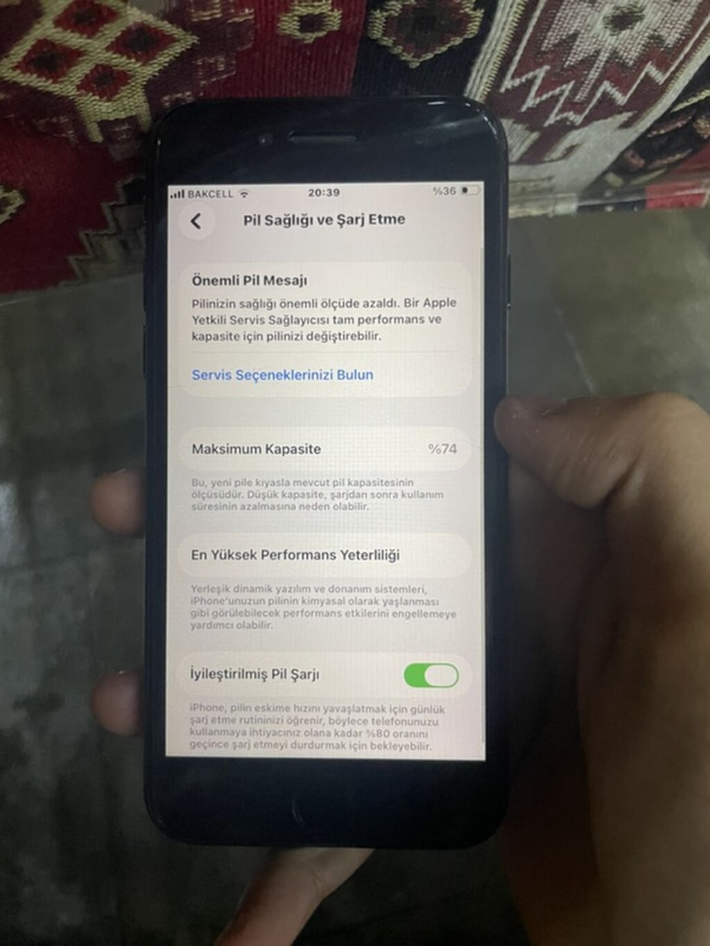 IPhone SE 2020, 256 GB, Qara, Barmaq izi — Apple iPhone, Digah (7)