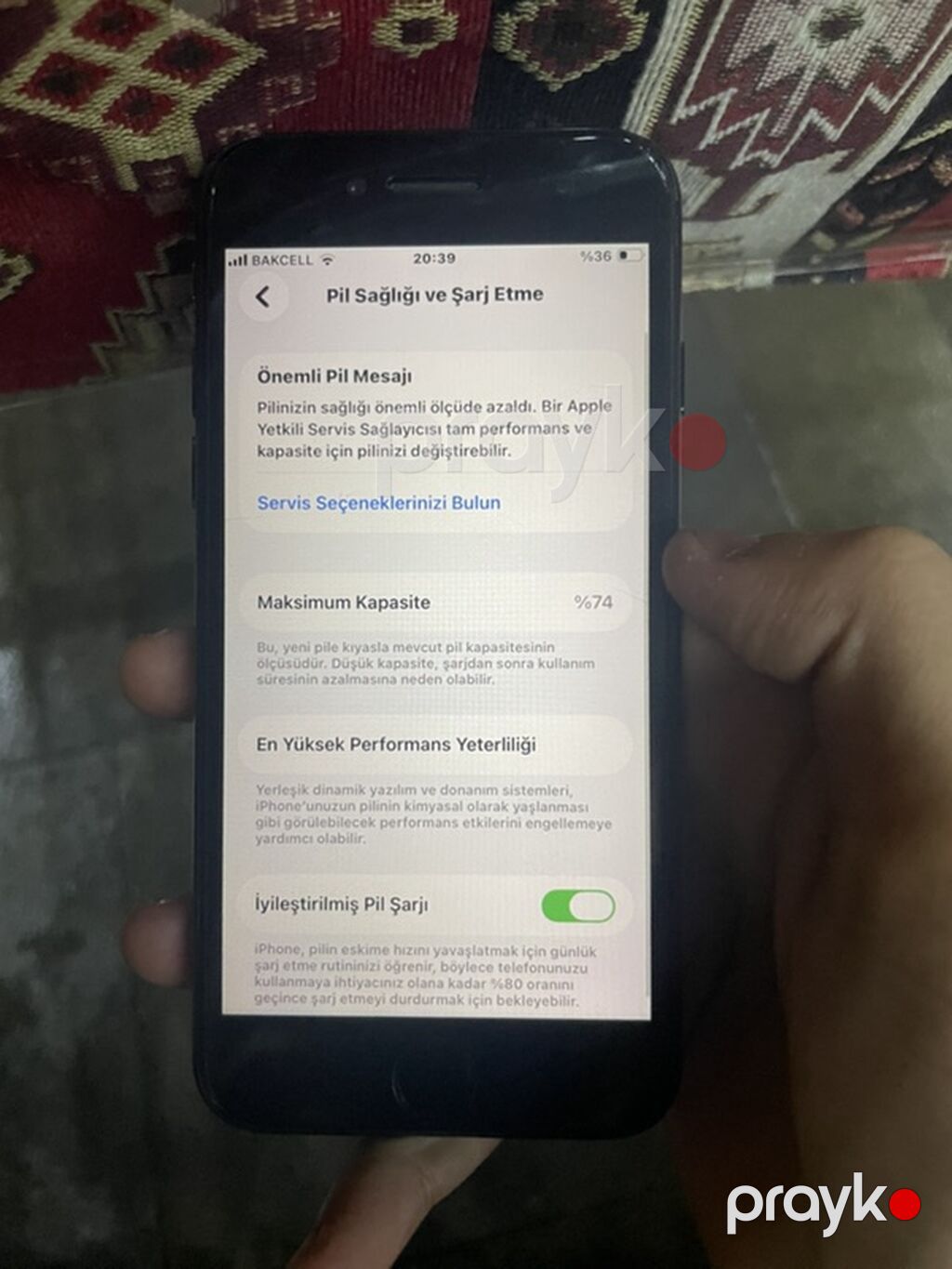 IPhone SE 2020, 256 GB, Qara, Barmaq izi — Apple iPhone, Digah (7)